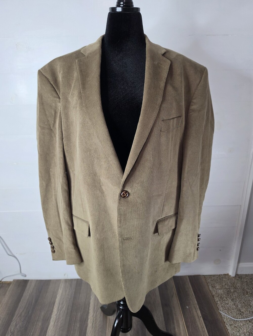 Lauren Ralph Lauren Corduroy Sport Coat Blazer Paisley Lined Dark Academia. 48R
